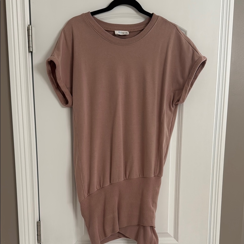 Women's Mauve Asymmetrical Top